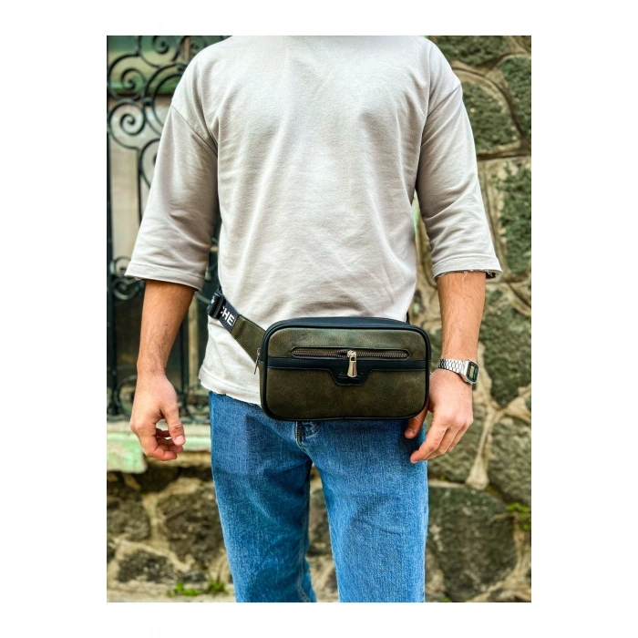 CH101 - Poani Tablet Erkek Çanta SIYAH / HAKI