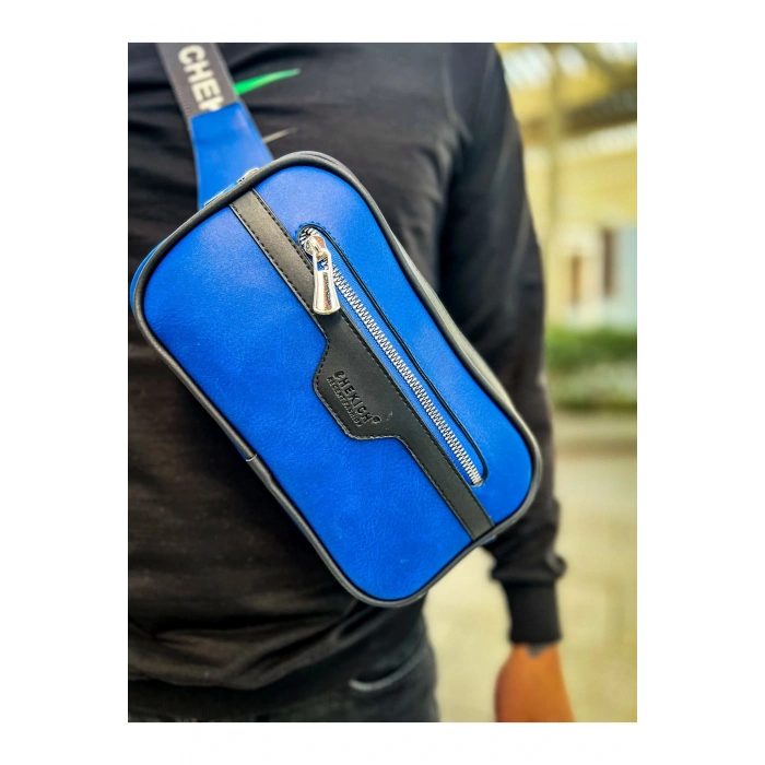 CH101 - Poani Tablet Erkek Çanta SIYAH/MAVI
