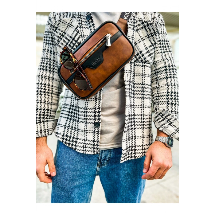 CH101 - Poani Tablet Erkek Çanta SIYAH/TABA