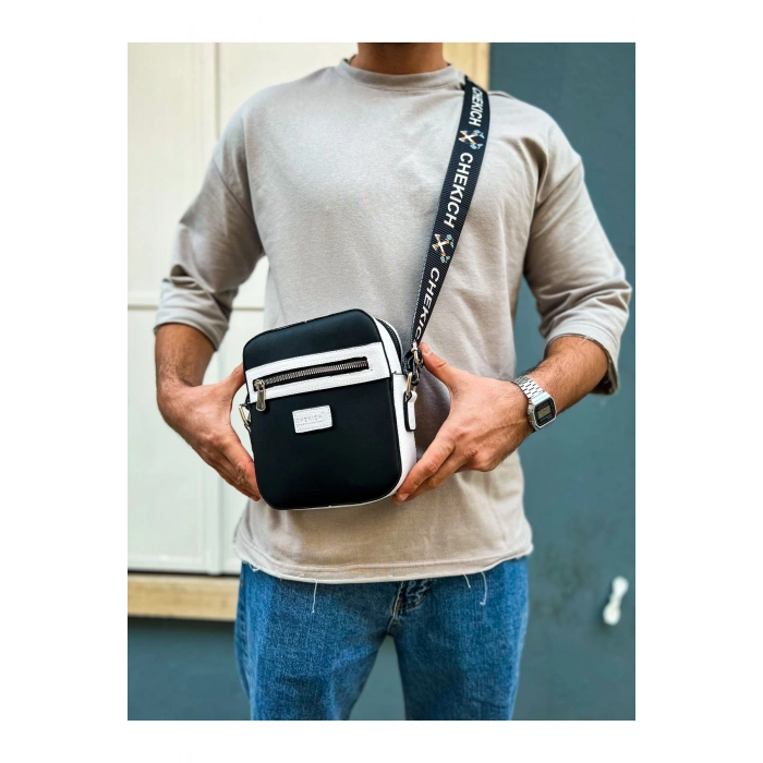 CH102 - Stealth Square Mens Bag BLACK/WHITE