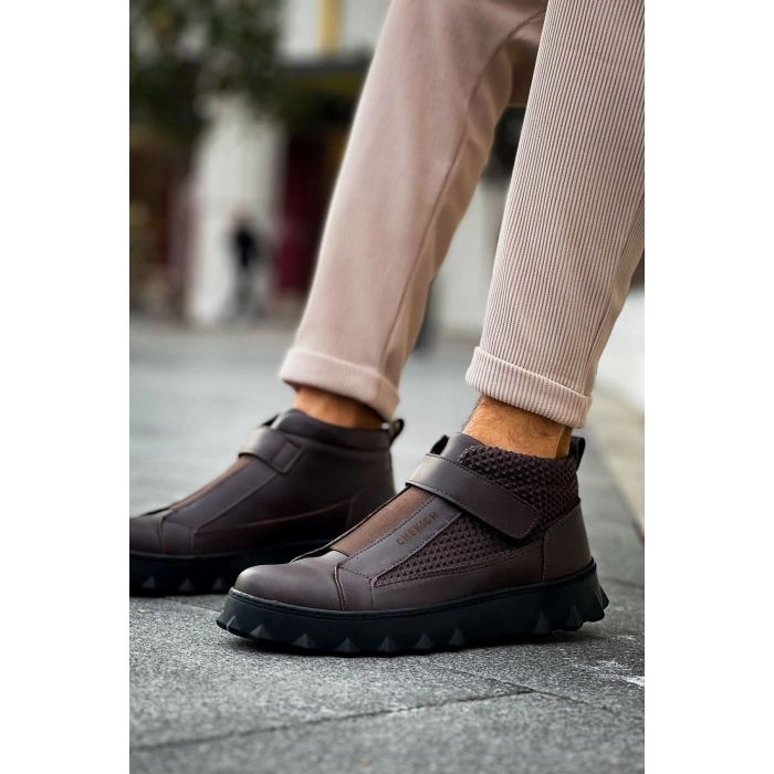 CH103 CST Pyramid Long Mens Boot COFFEE