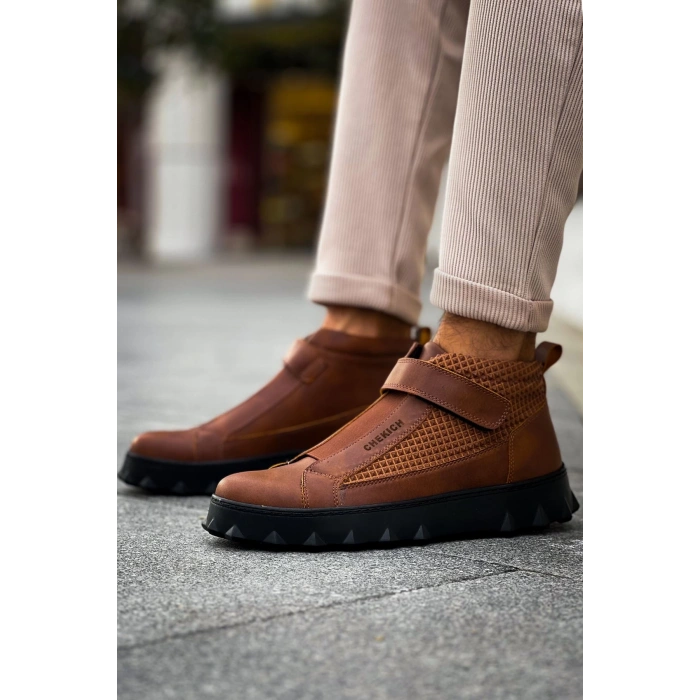 CH103 CST Pyramid Long Mens Boot TAN