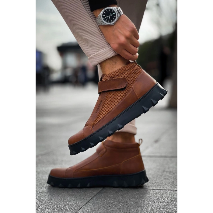 CH103 CST Pyramid Long Mens Boot TAN