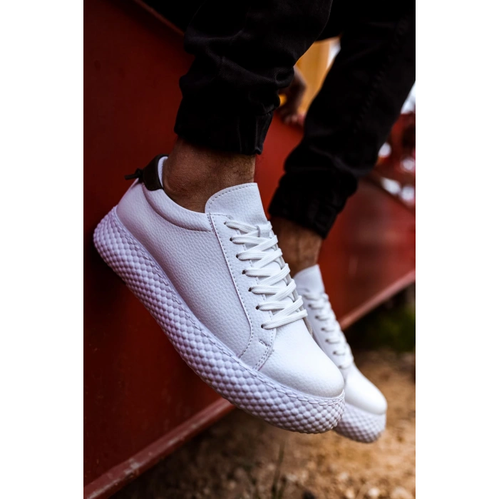 CH107 CBT حذاء رياضي للرجال أبيض / أزرق