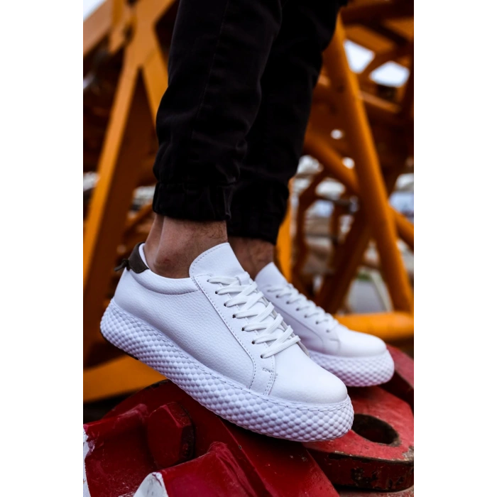 CH107 CBT حذاء رياضي للرجال أبيض / أزرق