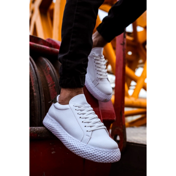 CH107 CBT حذاء رياضي للرجال أبيض / أزرق