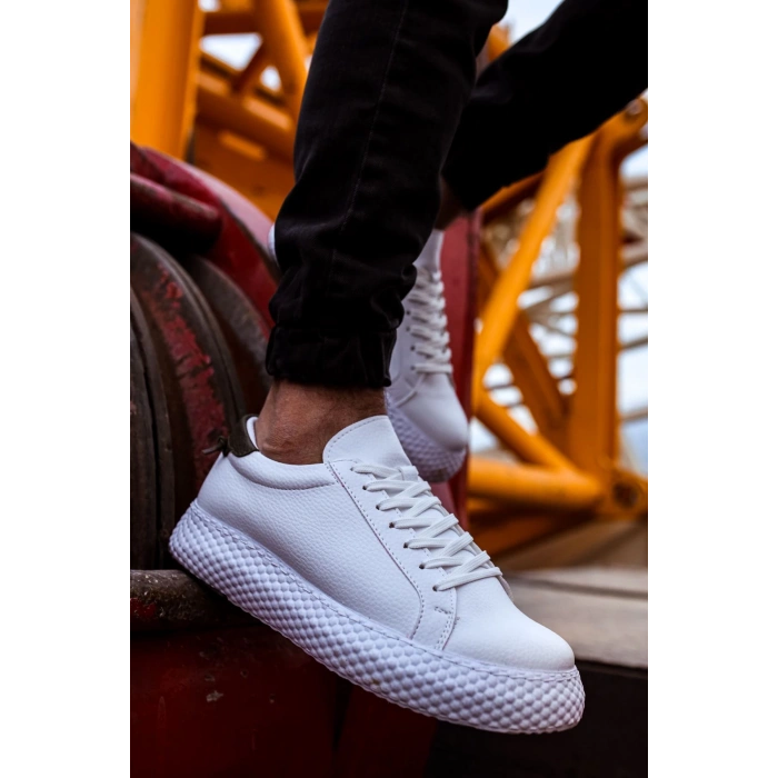 CH107 CBT حذاء رياضي للرجال أبيض / أزرق