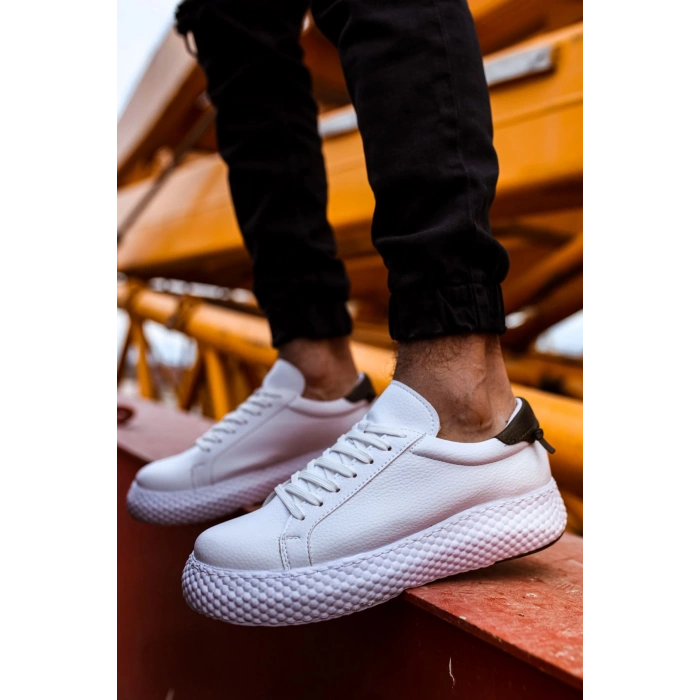 CH107 CBT حذاء رياضي للرجال أبيض / أزرق