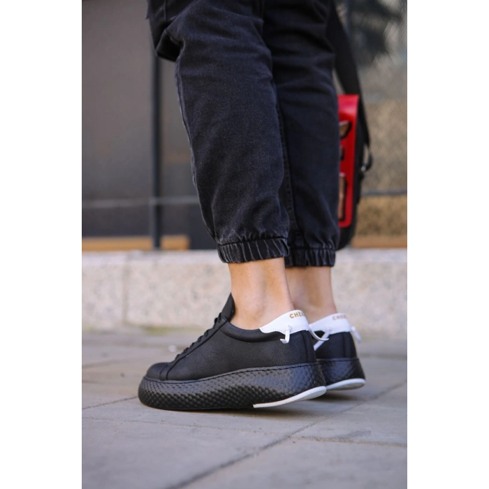 الحذاء الرجالي CH107 CST Felibord أسود / أبيض