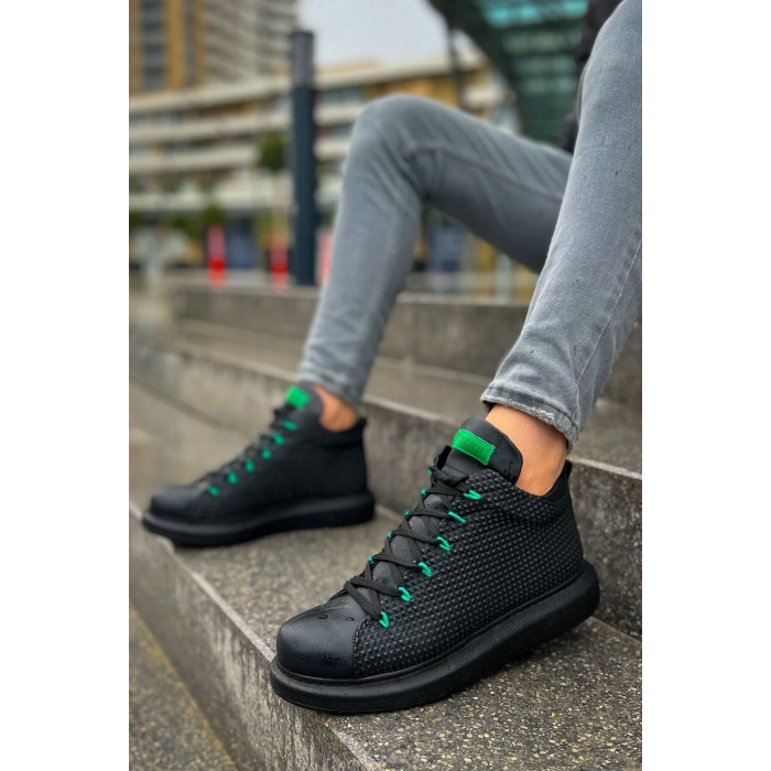 CH111 - GST Milano Erkek Bot SIYAH / YESIL