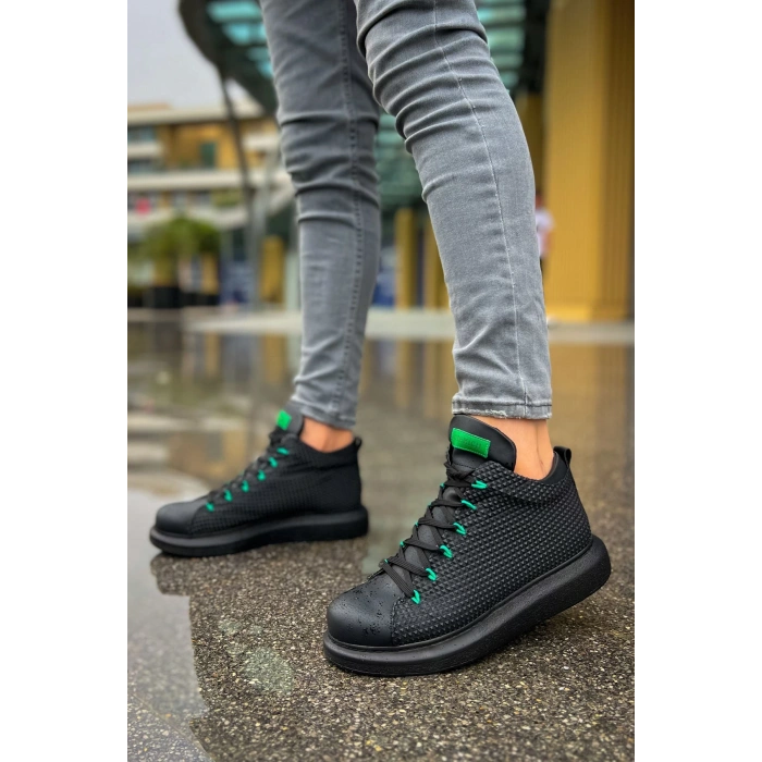 CH111 - GST Milano Erkek Bot SIYAH / YESIL