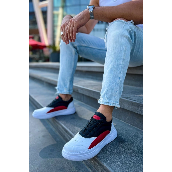 CH115 - CBT Literide Erkek Ayakkabı BEYAZ/KIRMIZI/SIYAH