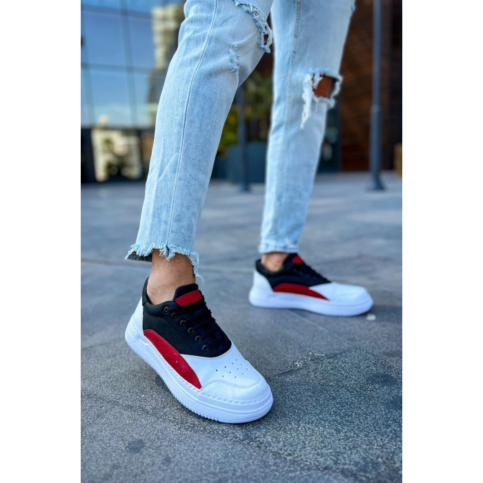 CH115 - CBT Literide Erkek Ayakkabı BEYAZ/KIRMIZI/SIYAH