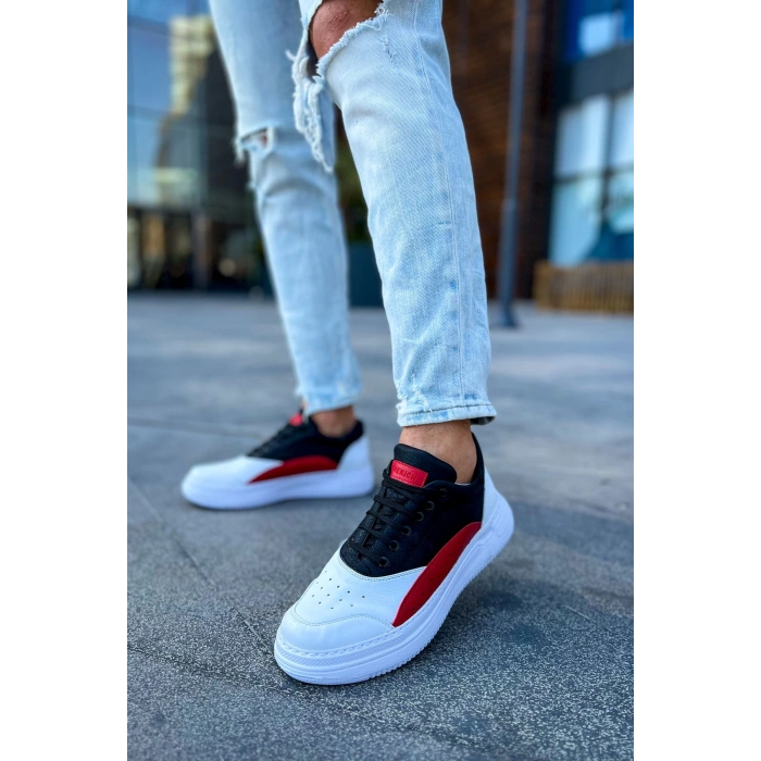 CH115 - CBT Literide Erkek Ayakkabı BEYAZ/KIRMIZI/SIYAH