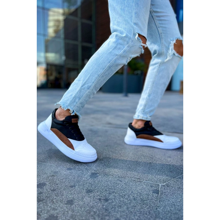 CH115 - CBT Literide Erkek Ayakkabı BEYAZ/TABA/SIYAH