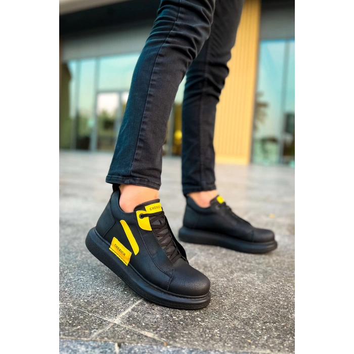 CH131 GST Frogner Mens Boot BLACK - YELLOW