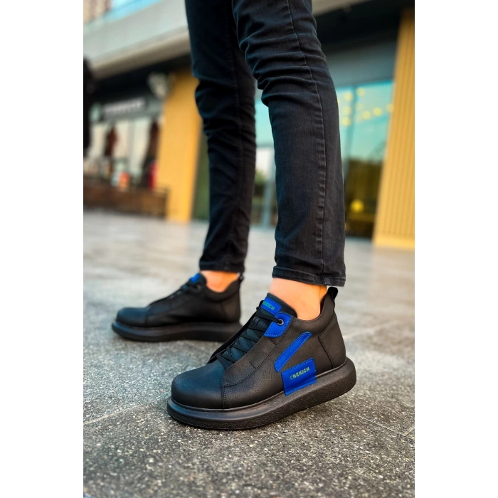 CH131 GST Frogner Mens Boots BLACK/SAX BLUE