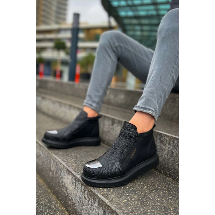 CH133 TST Coccodrillo Mens Boot BLACK