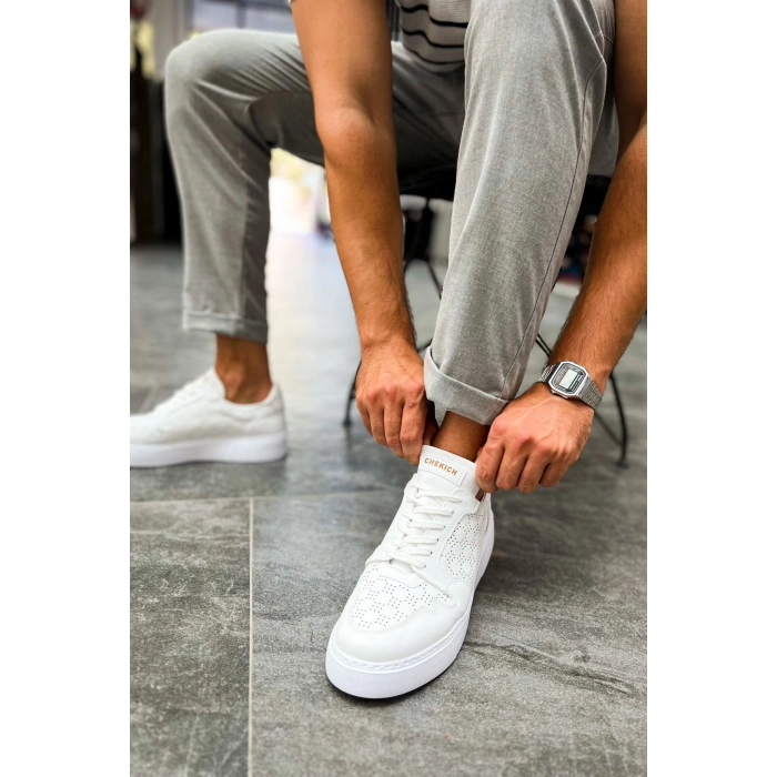 CH153 CBT Oxford Mens Shoes WHITE