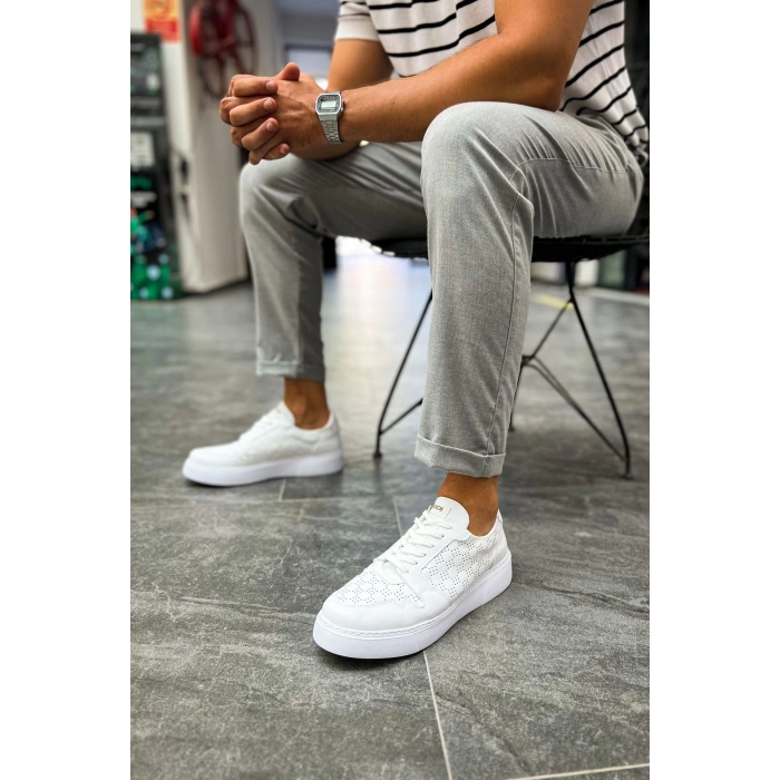 CH153 CBT Oxford Mens Shoes WHITE