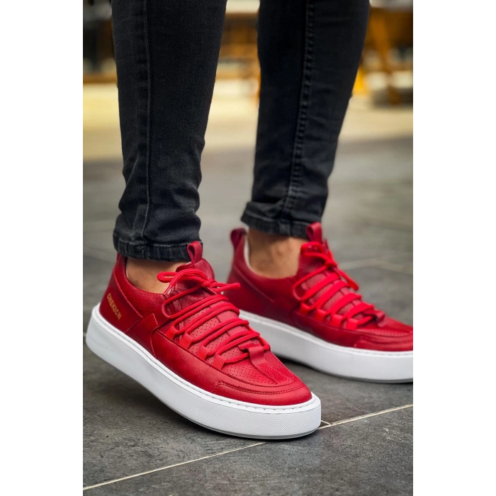 CH159 - CBT Saturn Erkek Ayakkabı KIRMIZI