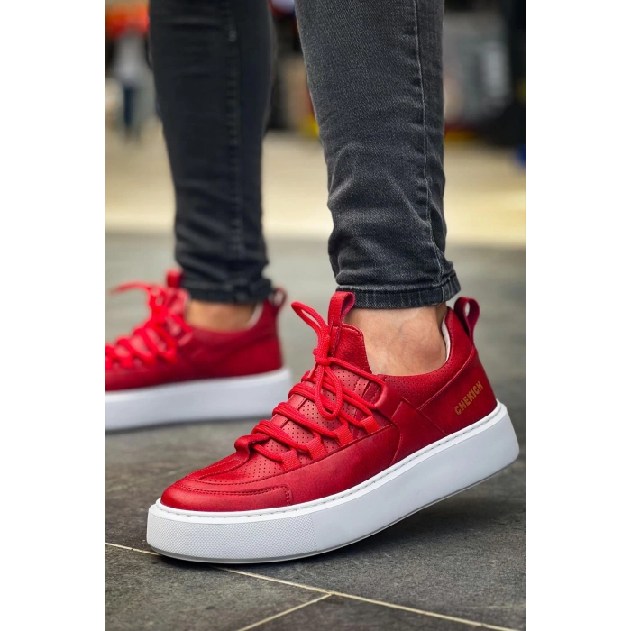 CH159 - CBT Saturn Erkek Ayakkabı KIRMIZI