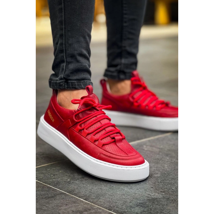 CH159 - CBT Saturn Erkek Ayakkabı KIRMIZI