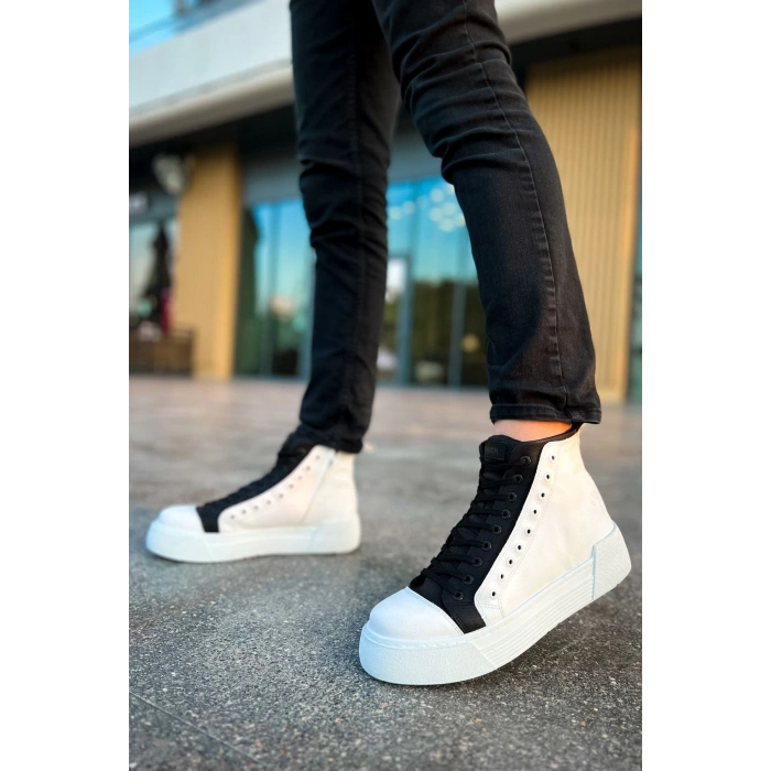 CH167 GBT Blazer Mens Boot WHITE/BLACK