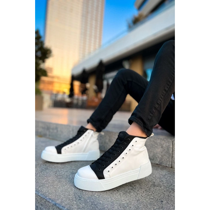 CH167 GBT Blazer Mens Boot WHITE/BLACK