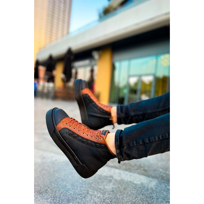 CH167 GST Blazer Mens Boot BLACK/TAN