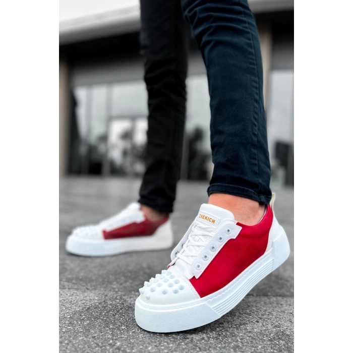 CH169 CBT Thorn Mens Shoes WHITE / RED
