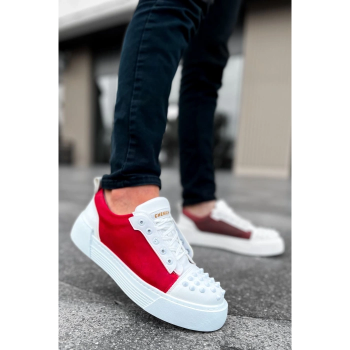 CH169 CBT Thorn Mens Shoes WHITE / RED