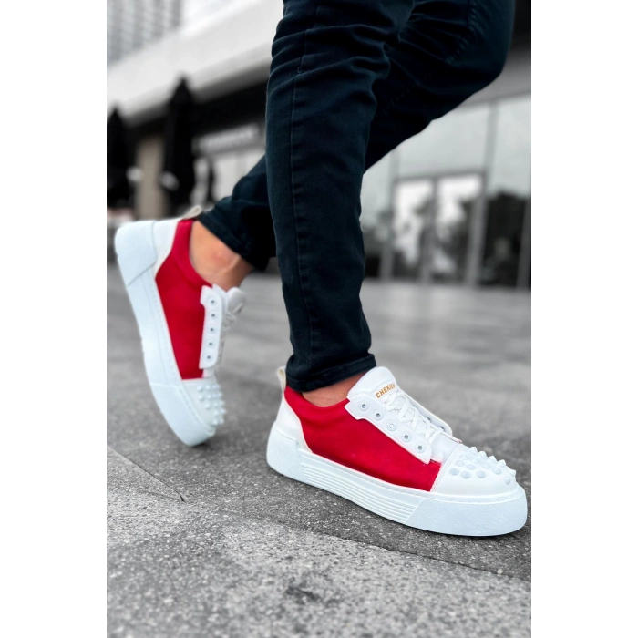 CH169 CBT Thorn Mens Shoes WHITE / RED