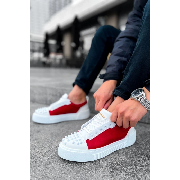CH169 CBT Thorn Mens Shoes WHITE / RED
