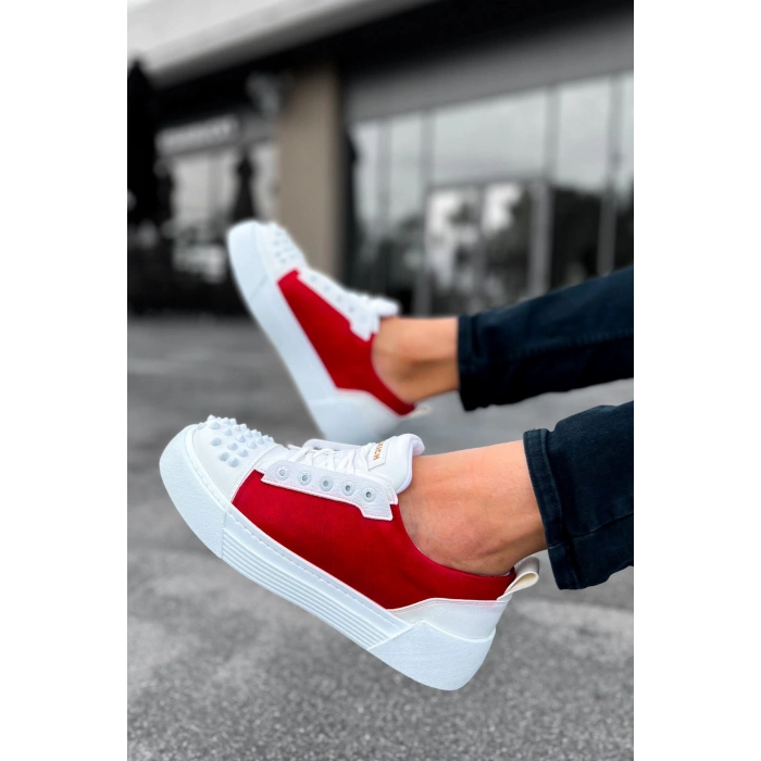 CH169 CBT Thorn Mens Shoes WHITE / RED