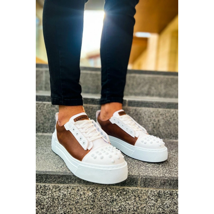 CH169 CBT Thorn Mens Shoes WHITE/BEIGE