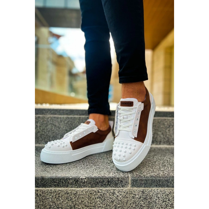 CH169 CBT Thorn Mens Shoes WHITE/BEIGE