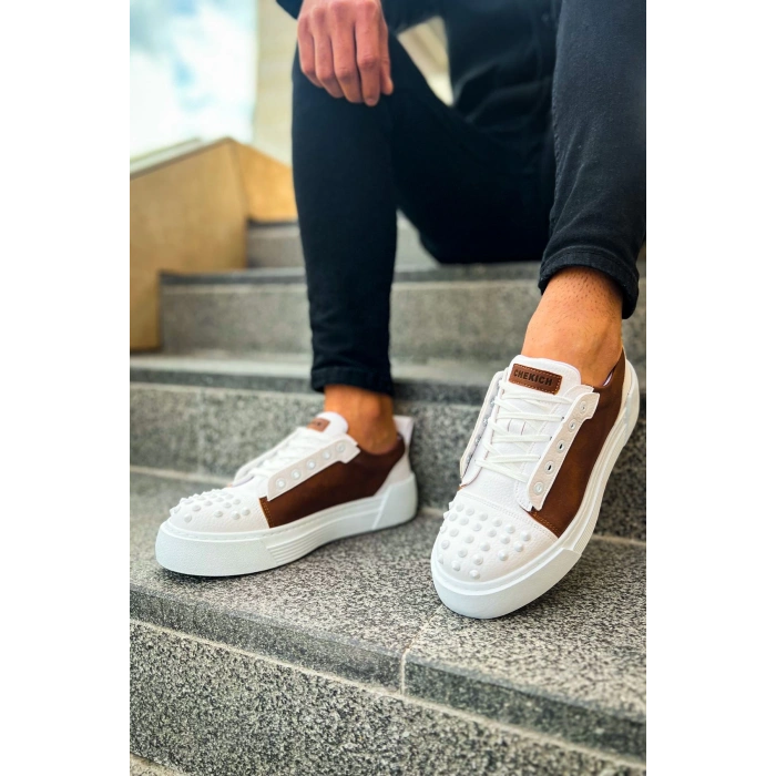 CH169 CBT Thorn Mens Shoes WHITE/BEIGE