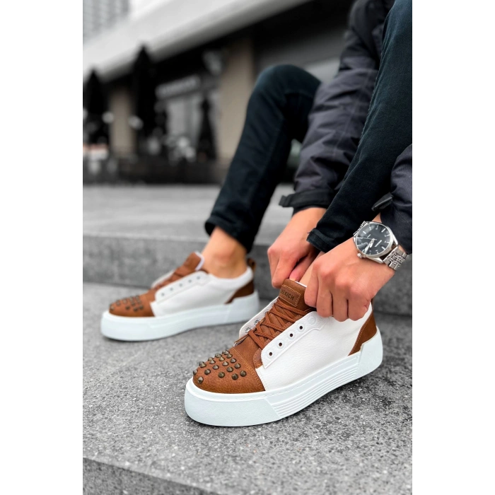 CH169 - CBT Thorn Erkek Ayakkabı TABA/BEYAZ