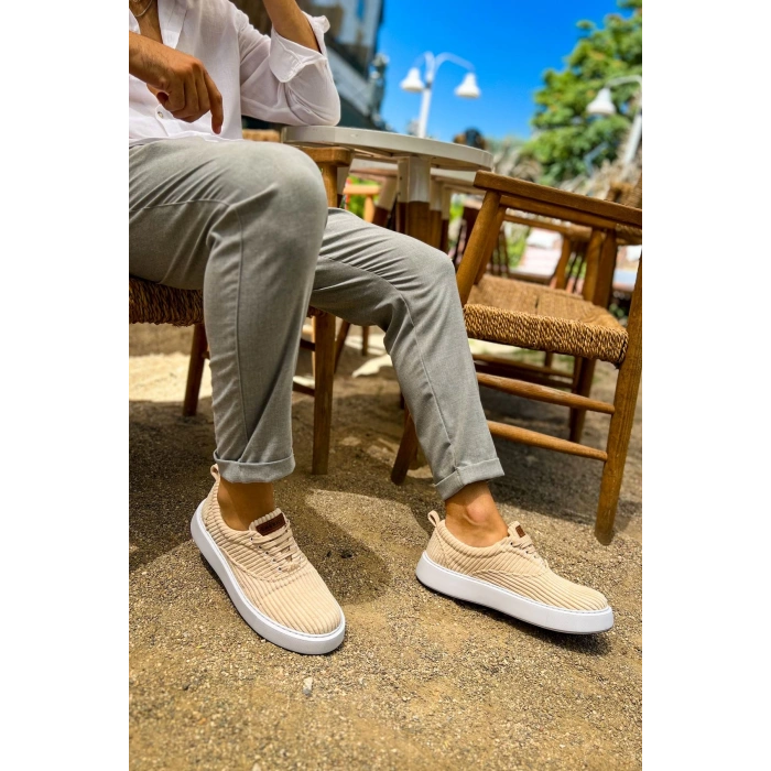 CH173 - KBT Velluto Erkek Ayakkabı BEJ