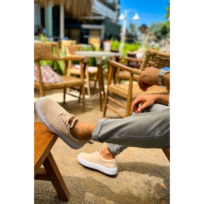 CH173 - KBT Velluto Erkek Ayakkabı BEJ