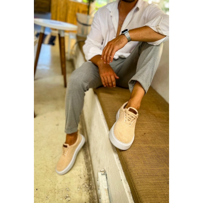 CH173 - KBT Velluto Erkek Ayakkabı BEJ