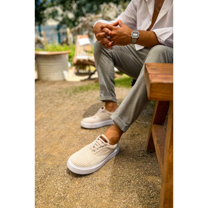 CH173 - KBT Velluto Erkek Ayakkabı BEYAZ