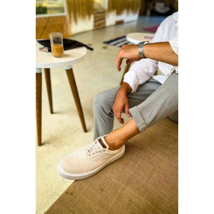 CH173 - KBT Velluto Erkek Ayakkabı BEYAZ