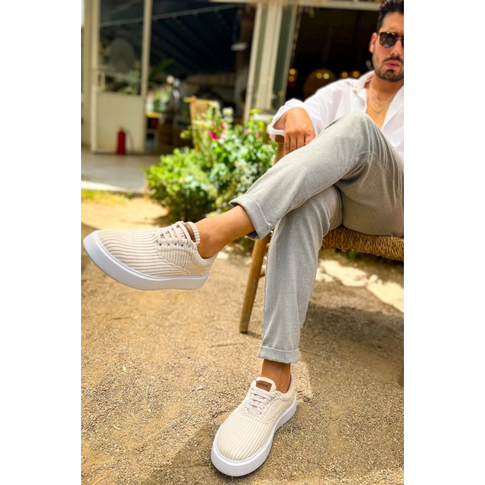 CH173 - KBT Velluto Erkek Ayakkabı BEYAZ