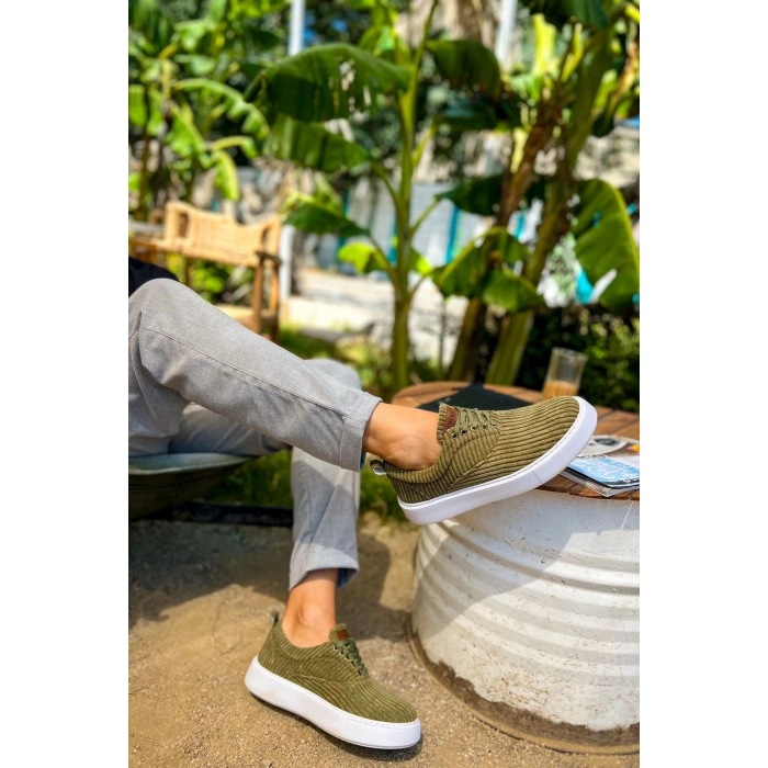 CH173 - KBT Velluto Erkek Ayakkabı HAKI