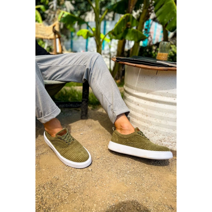 CH173 - KBT Velluto Erkek Ayakkabı HAKI