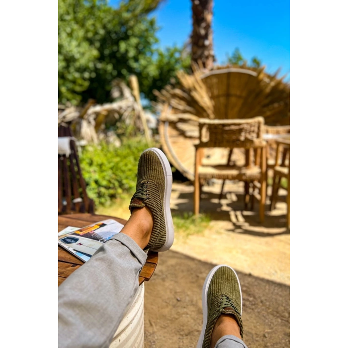 CH173 - KBT Velluto Erkek Ayakkabı HAKI