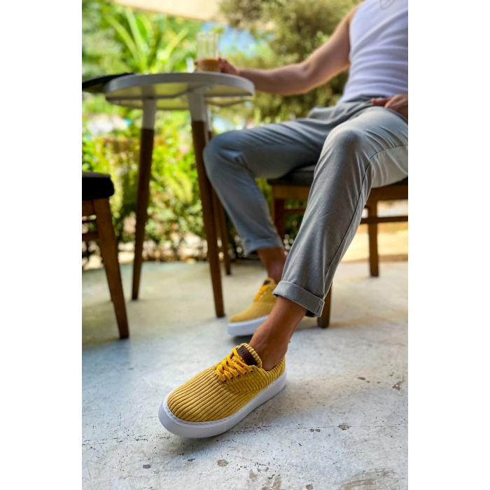 CH173 - KBT Velluto Erkek Ayakkabı SARI