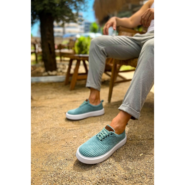 CH173 - KBT Velluto Erkek Ayakkabı SU YESILI